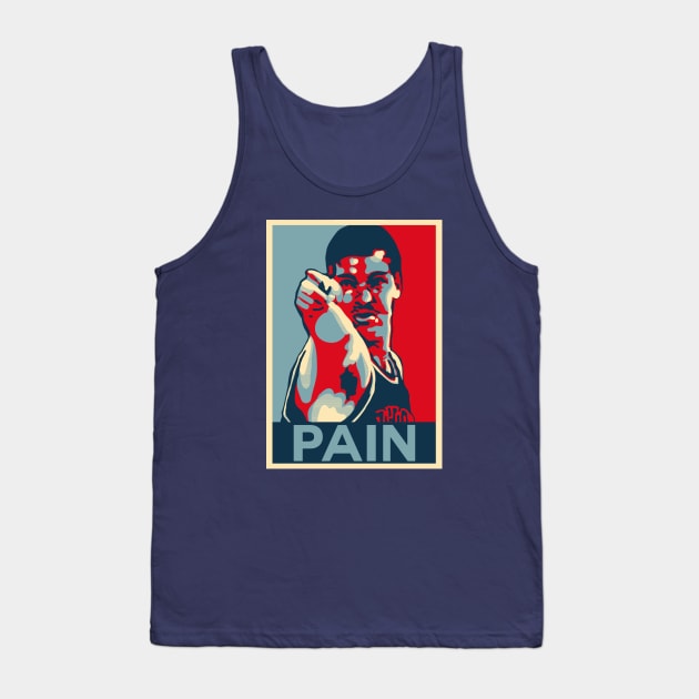 Bill Laimbeer Pain Obama Hope Large Print Tank Top by qiangdade